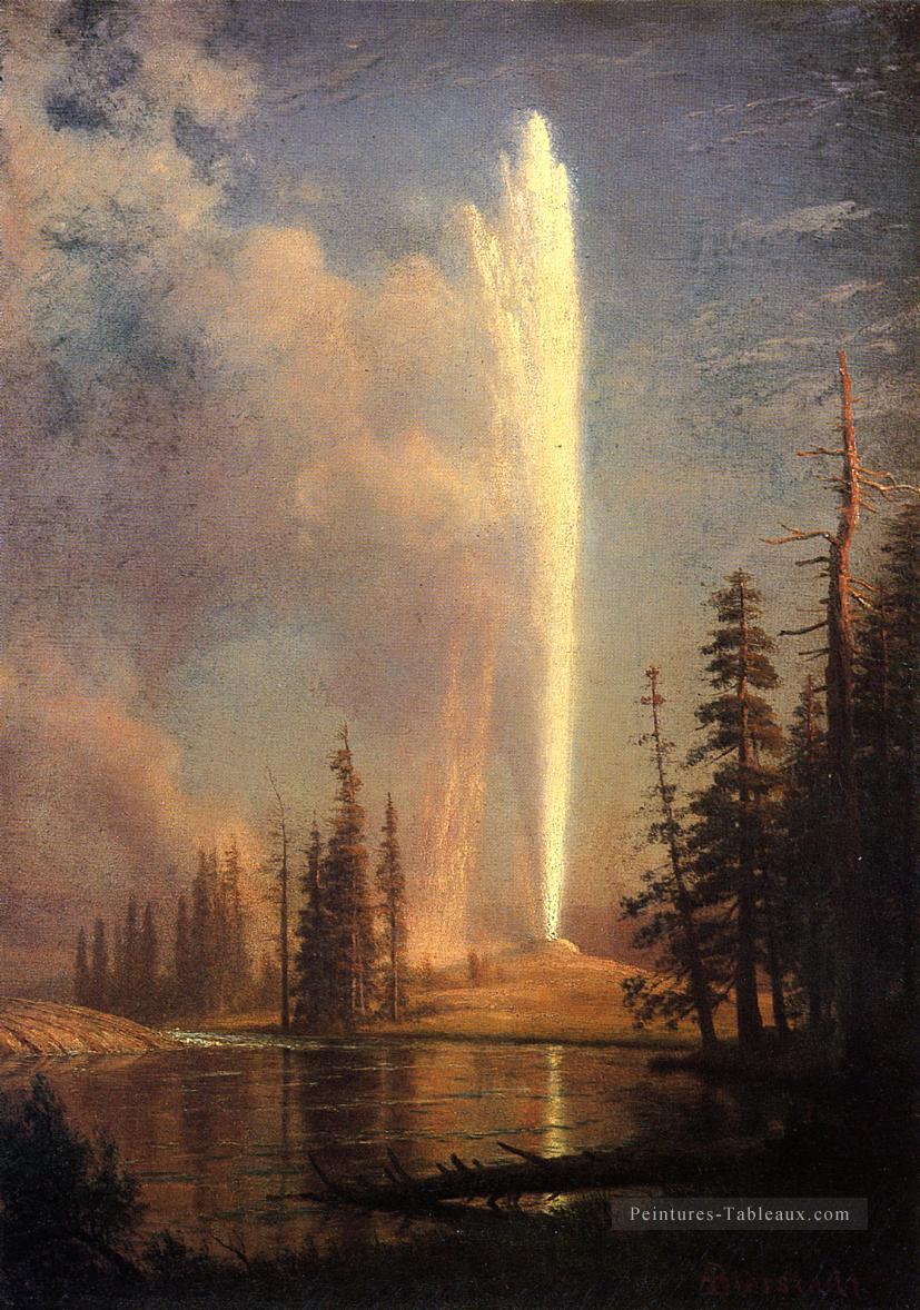 Vieux Fidèle Albert Bierstadt paysage ruisseaux Peintures à l'huile